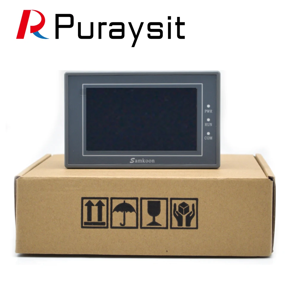 Сенсорный экран Samkoon EA 043A HMI Новый 4 3 дюймовый 480*272 интерфейс человека|Контроллер с