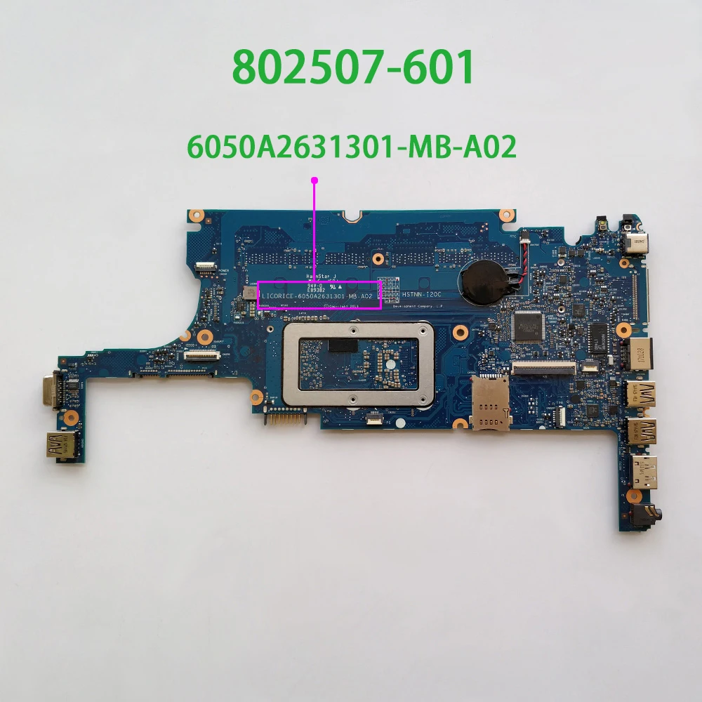 Günstig Für HP EliteBook 725 G2 802507-601 802507-001 802507-501 6050A2631301-MB-A02 UMA W A10 Pro-7350B CPU NoteBook Laptop Motherboard