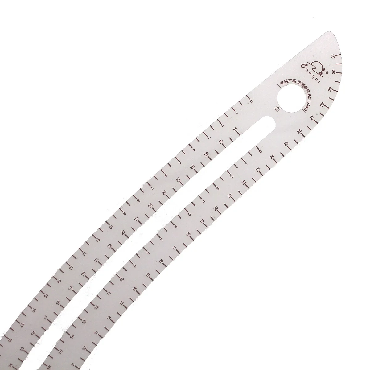 40 см изогнутые Правитель Швейные запятая линейка моды дизайна выполненная в