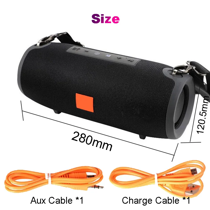 

TG118 bluetooth speaker portatil altavoces caixa de som 40w subwoofer enceinte puissant bocina portable coluna fm radio AUX USB