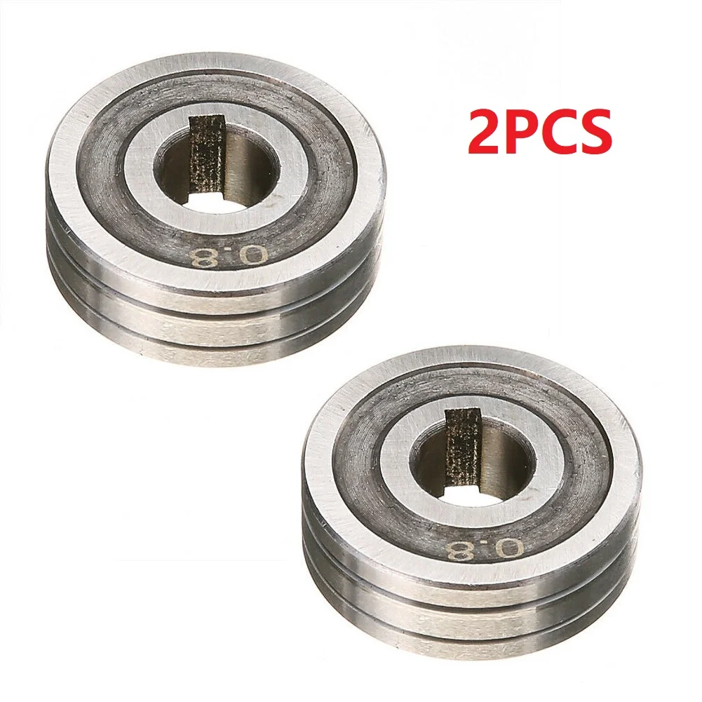 

V-Groove Wire Feed Roller Parts Mig Welder Wire Feed Drive Steel Welding Accessories 2Pcs
