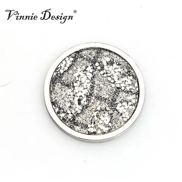 Vinnie дизайн Лидер продаж ювелирные аксессуары 33 мм блестящая монета подходит для