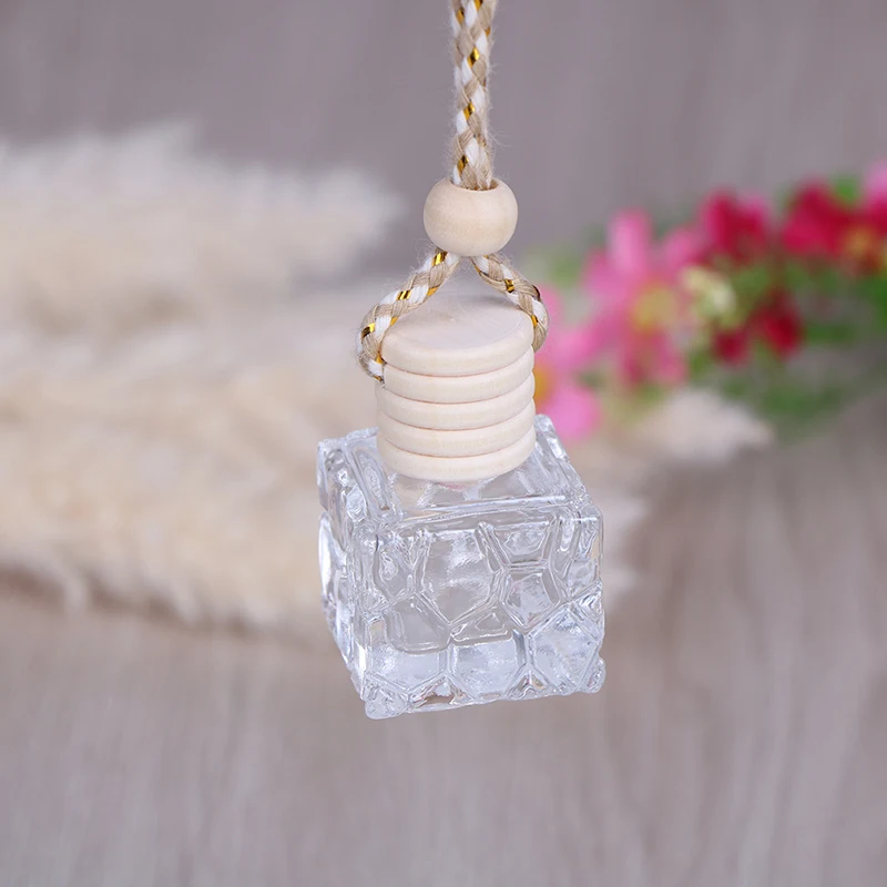 Автомобильный подвесной парфюм освежитель воздуха пустая стеклянная бутылка