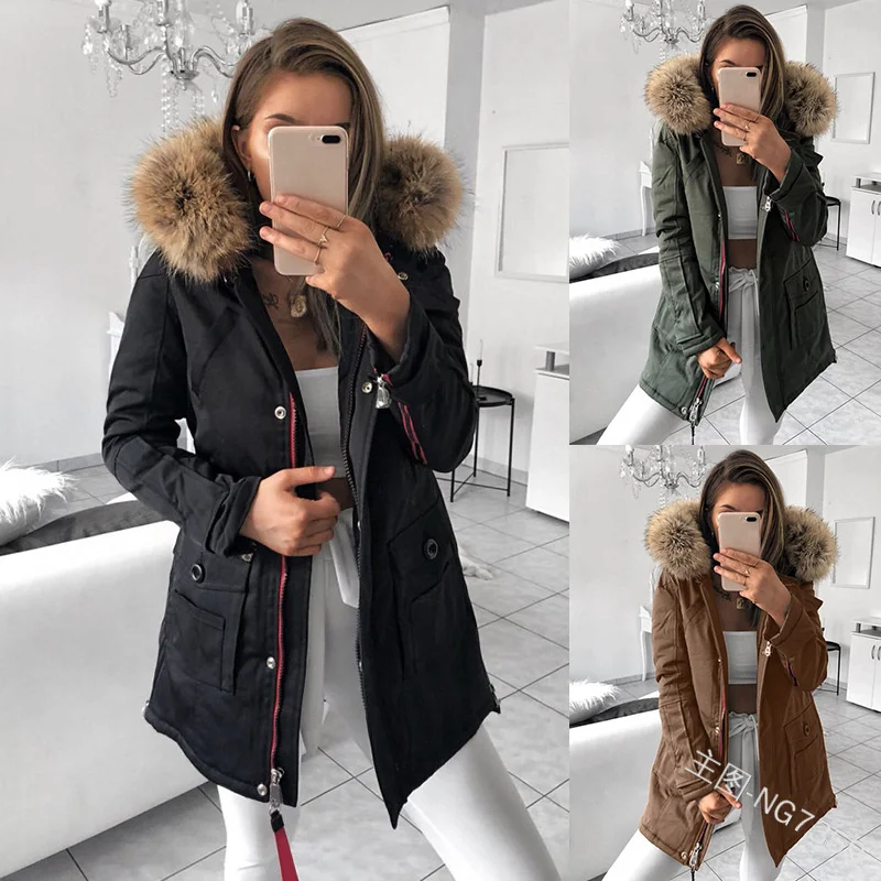 

Новинка 2019, шерстяное пальто с воротником, модное повседневное женское пальто с капюшоном ng7359