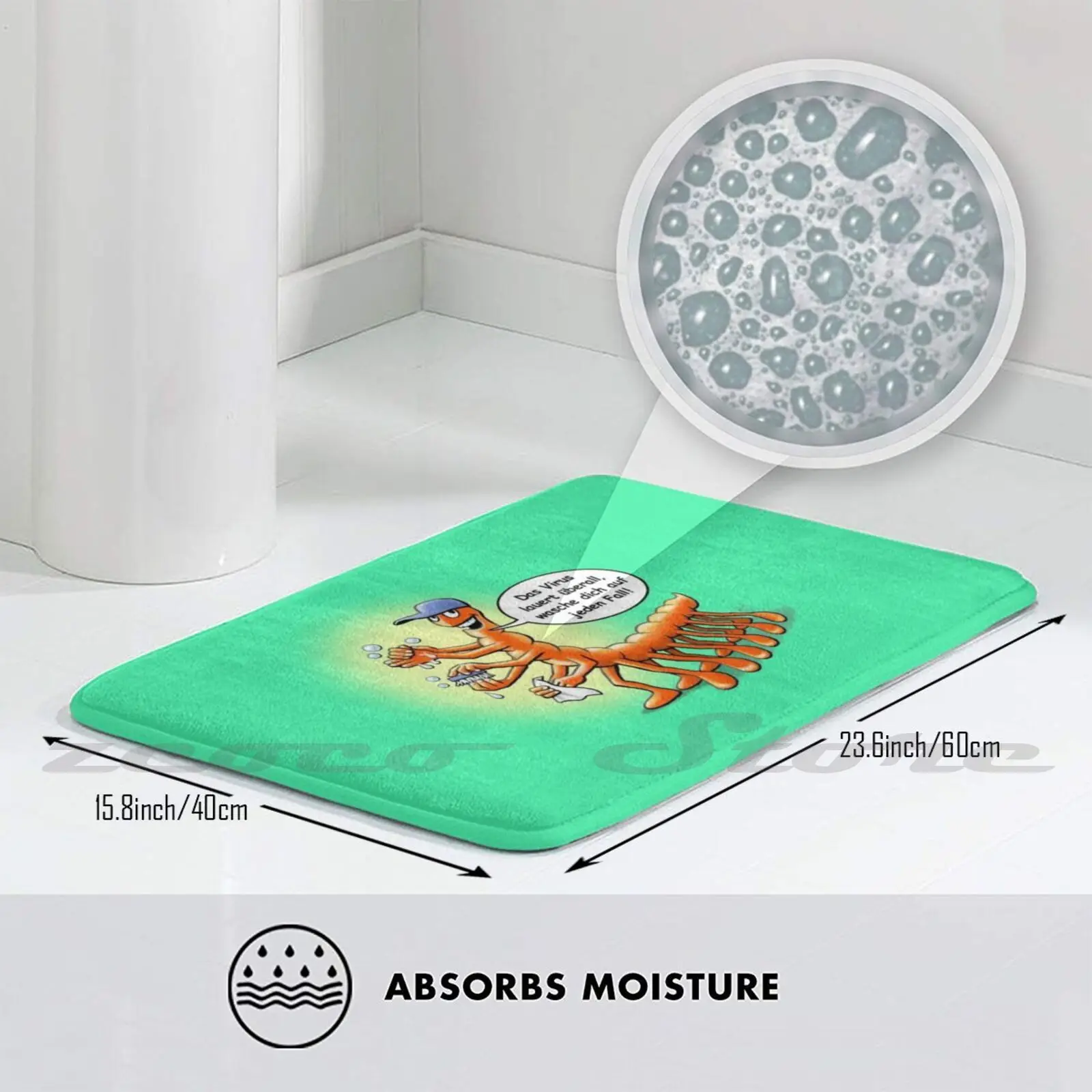 Коврик влагопоглощающий нескользящий дверной коврик The Is Anywhere Забавный