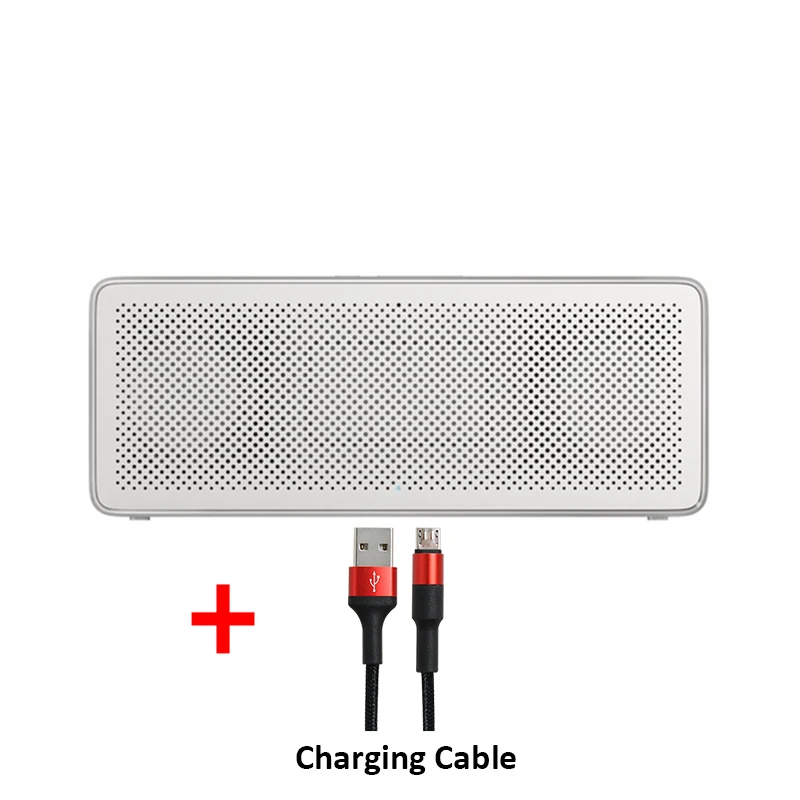Add Calbe Xiaomi Mi Bluetooth динамик квадратная коробка 2 стерео портативный Bluetooth 4,2 HD Высокое разрешение звук качество воспроизведения музыки - Цвет: Add Calbe