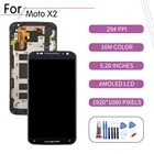 Оригинальный сенсорный ЖК-экран для Motorola Moto X2, дигитайзер в сборе для MOTO X2, замена дисплея XT1085, XT1092, XT1095, XT1096