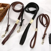 vzz genuine leather dog leash 1 22 0cm 120cm real leather pet leads training leash for small medium large dogs pet products