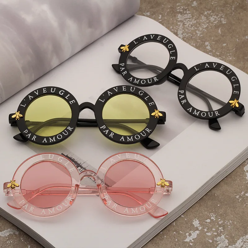 OLOEY/милые Солнцезащитные очки для девочек детские роскошные дизайнерские