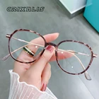 Очки женские компьютерные CRIXALIS, круглые, с защитой от сисветильник, по рецепту, UV400, очки для чтения; Оправа