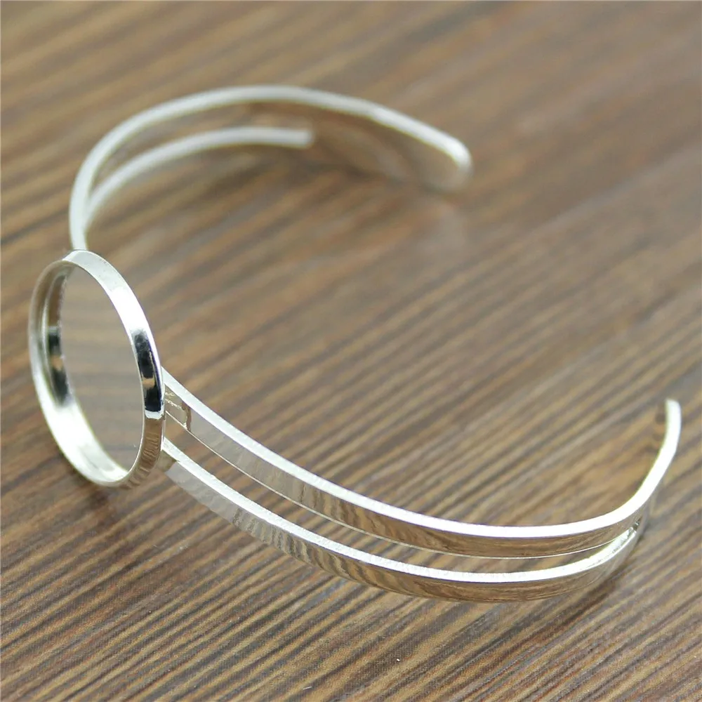 

Fashion Fit 16mm Adjustable Bangle Base Blank DIY Findings Craft For Women Jewelry Findings