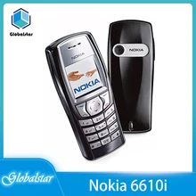 Nokia 6610i Refurbished Original unlocked Nokia 6610i Unlocked GSM Bar Mobile phone Suppport English/Russian/Arabic Keyboard