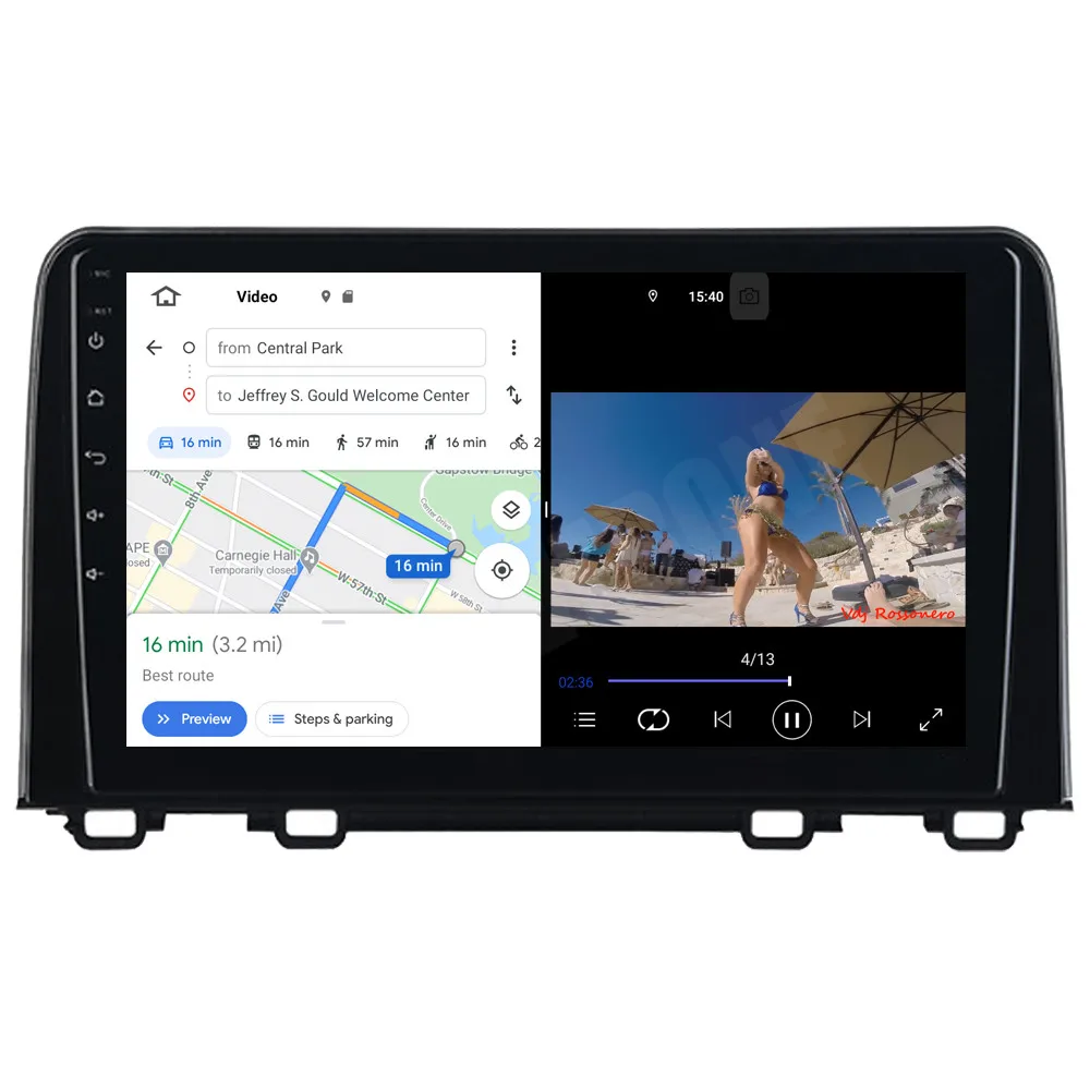 RoverOne Android 10 Car Radio Multimedia Player For Honda CRV CR-V 2018 Touch Screen Autoradio Bluetooth GPS Navigation | Автомобили и