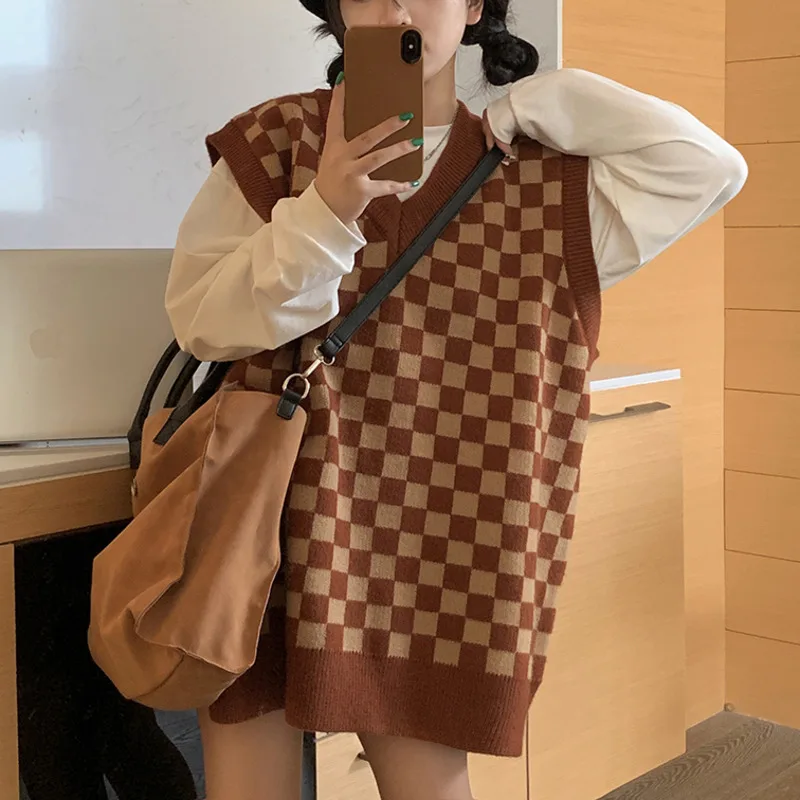 

Пуловер женский трикотажный с V-образным вырезом, на осень/зиму