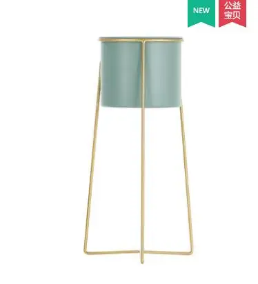 

Nordic triangle iron art metal flower shelf flowerpot shelf living room indoor floor type balcony green rose multi-layer shelf