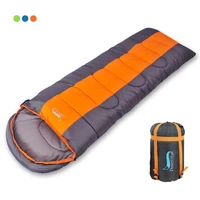 camping sleeping bag 4 season warm envelope backpacking sleeping bag for outdoor traveling hiking ultralight waterproof