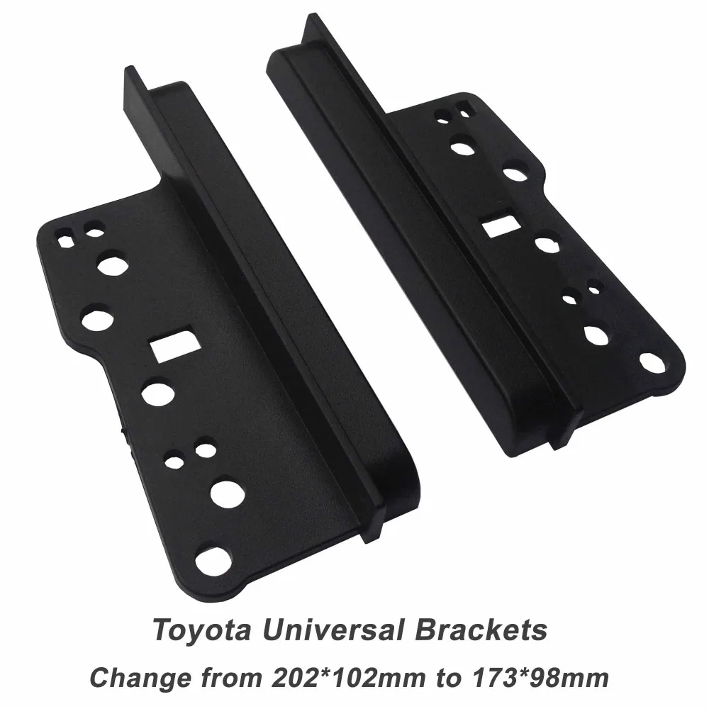 Для Toyota Yaris Rav4 Camry Corolla Prado и Scion автомобилей двойной Din DDIN фасции автомобиля стерео радио установка тире отделка комплект