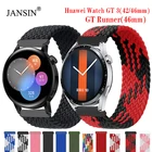 Ремешок Плетеный Соло для Huawei Watch GT 3 GT3 42 мм 46 мм, эластичный браслет для наручных часов Huawei Watch GT Runner Correa