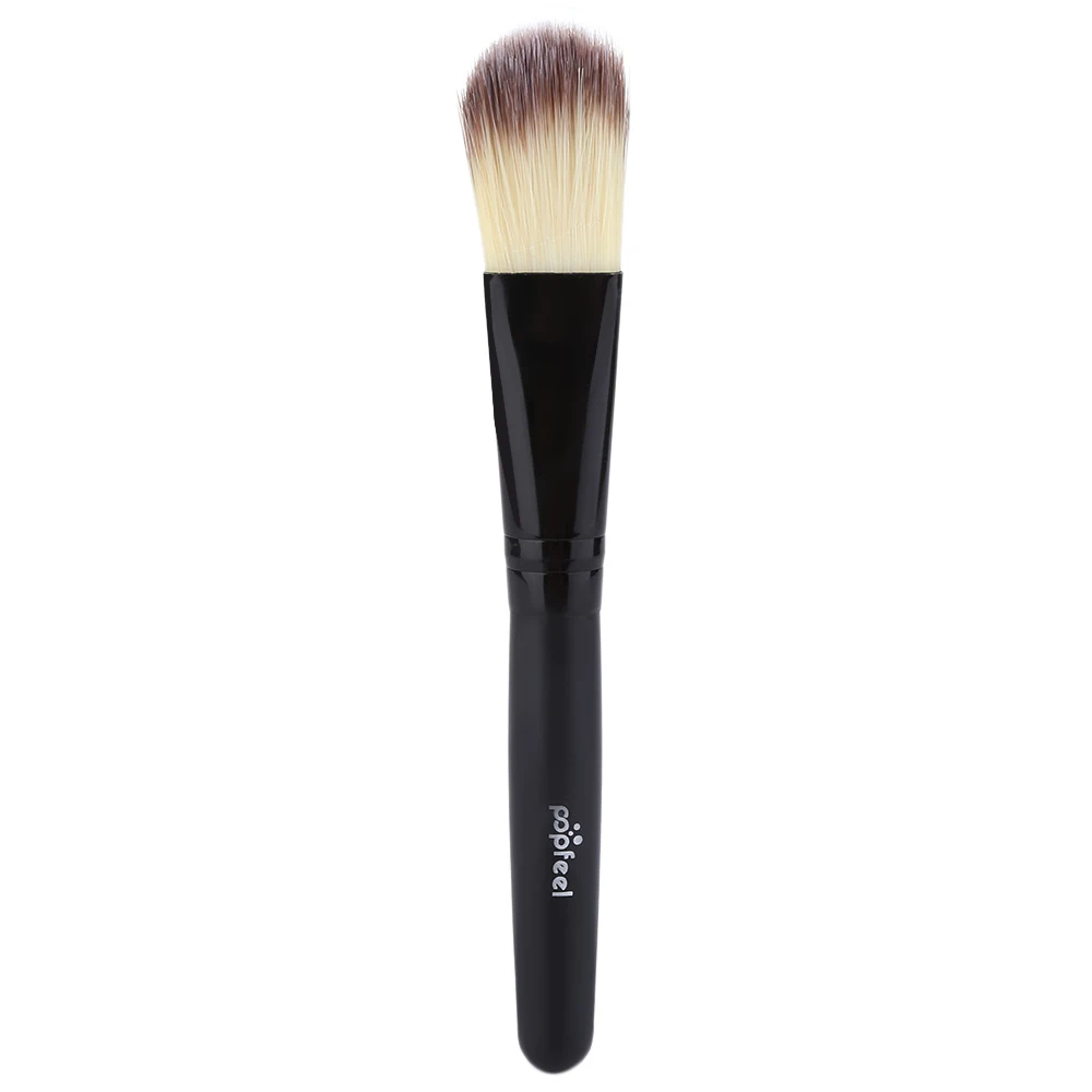 Brush POPFEEL 6 цветов контроль масла лица прессованный порошок+ кисть для лица Тени Порошок корректор для лица база для макияжа порошок 55 г - Цвет: Brush
