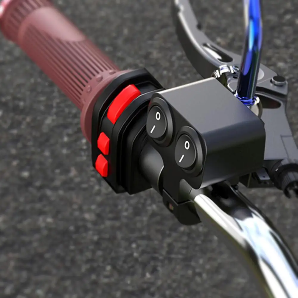 Универсальный руль мотоцикла Фара тормоз Противотуманные фары Индикатор фар