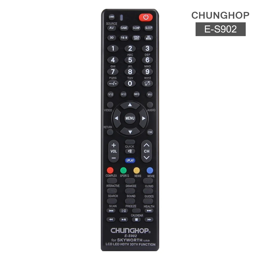Универсальный пульт дистанционного управления Smart tv для SKYWORTH E-S902 не требуется Программирование