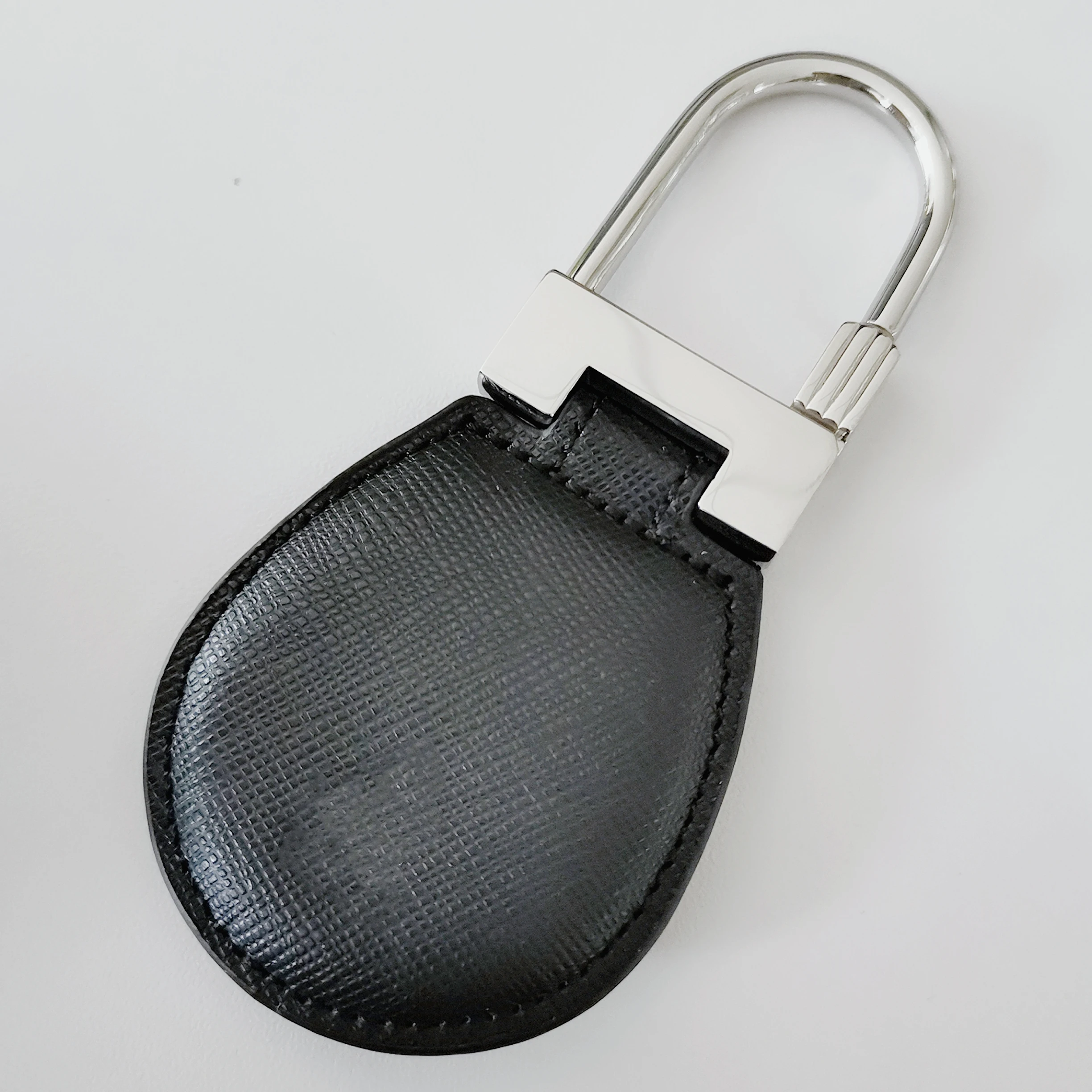 

Keyring brand jewelry Stainless Steel Metal Keychain with logo for Men Women