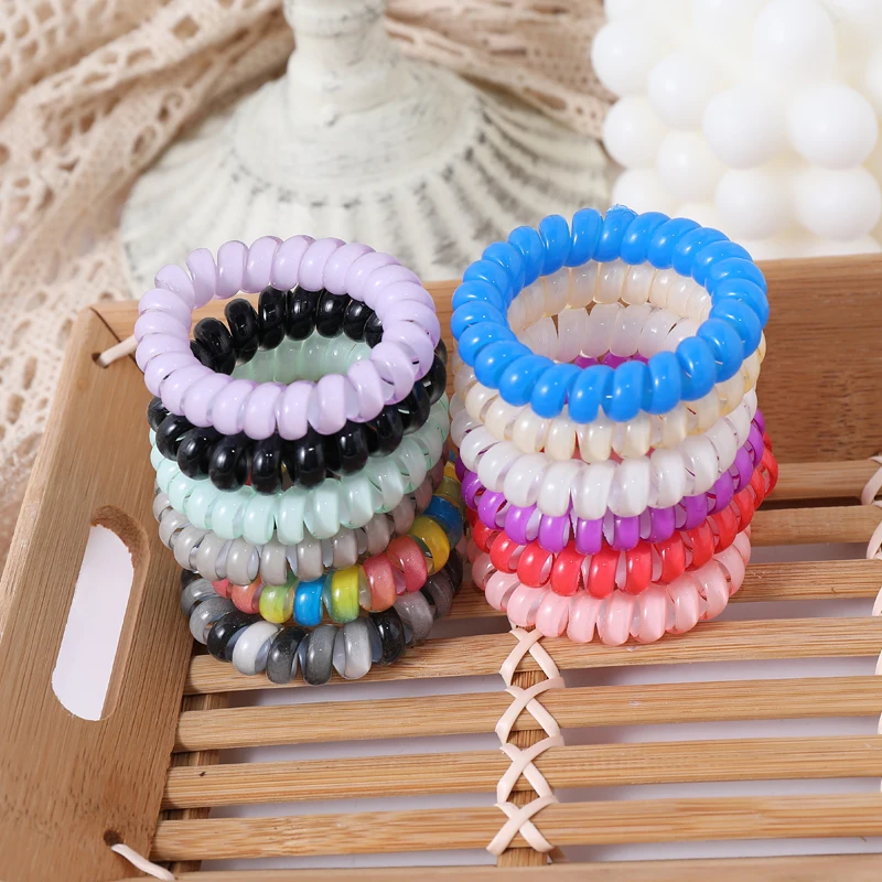 Женские резинки для волос конский хвост разноцветные телефона 5 шт./компл. см| |