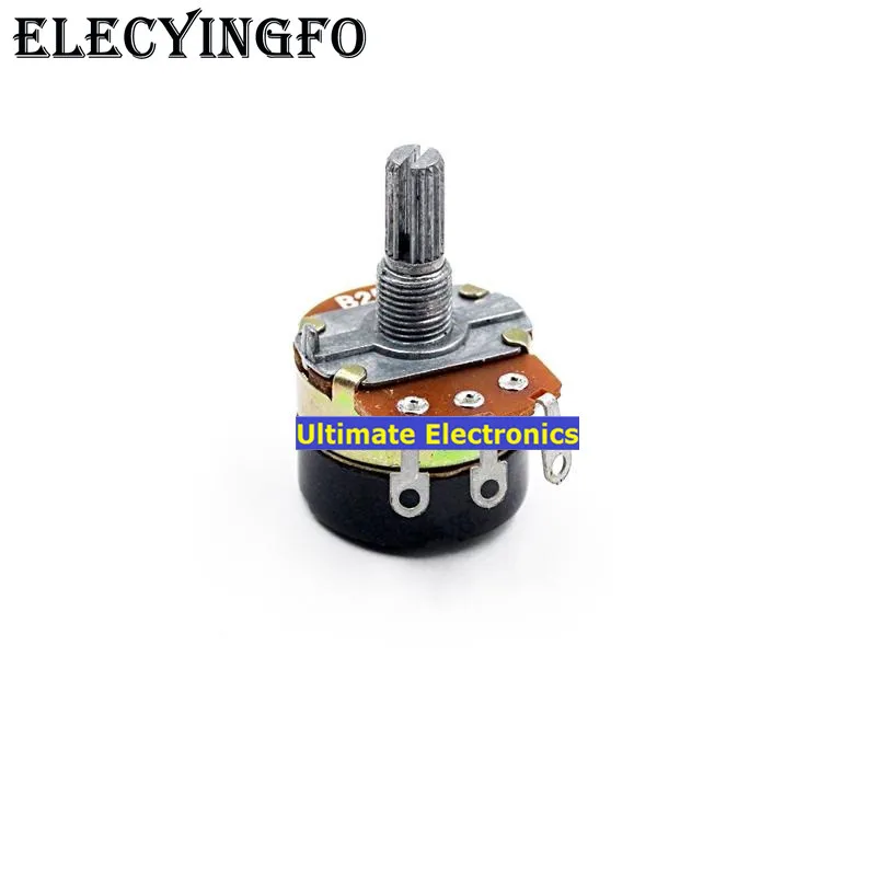 

5PCS WH138-1 With switch potentiometer Dimmer switch Adjustable resistance Speed governor B20K B50K B500K B5K B10K B250K B100K