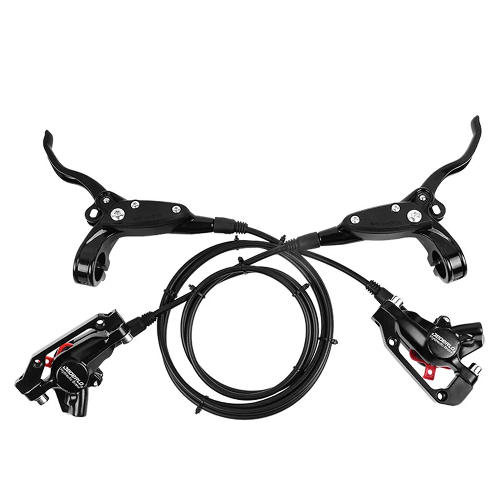 

JEDERLO Hydraulic Oil Disc Brake Set Front/Rear Oil Pressure Braking Kit for MTB Mountain Bike Cycing Accessories