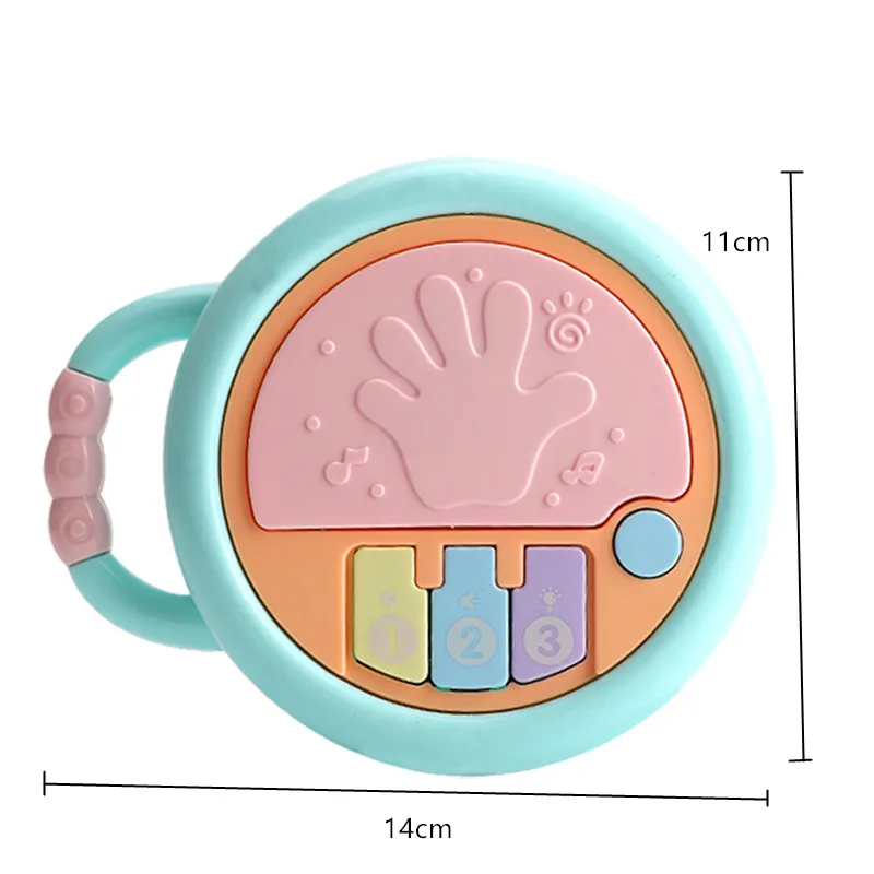 

Baby music hand clap drum fun light projection toy baby puzzle early education microphone piano guitar rattle appease toy gift