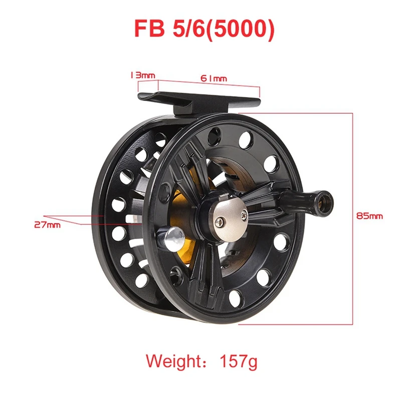 LEO FB85 Рыболовная катушка 3/4 5/6 WT сменная большая беседка аолли алюминиевая для