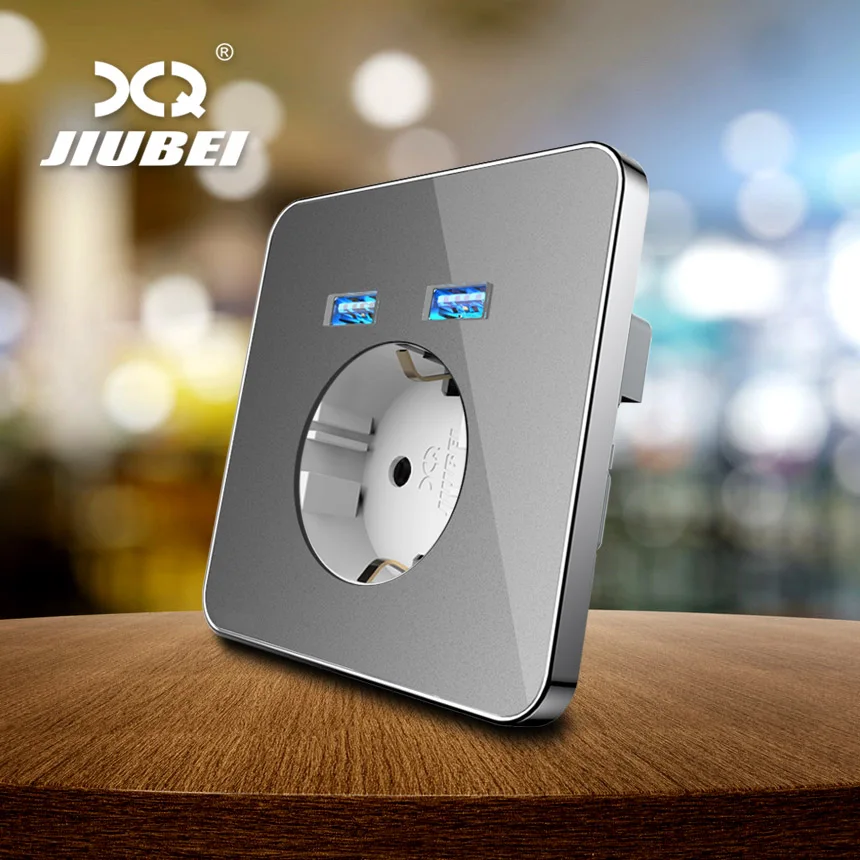 USB-розетка jiubei стандартная европейского стандарта настенная розетка 16 А с