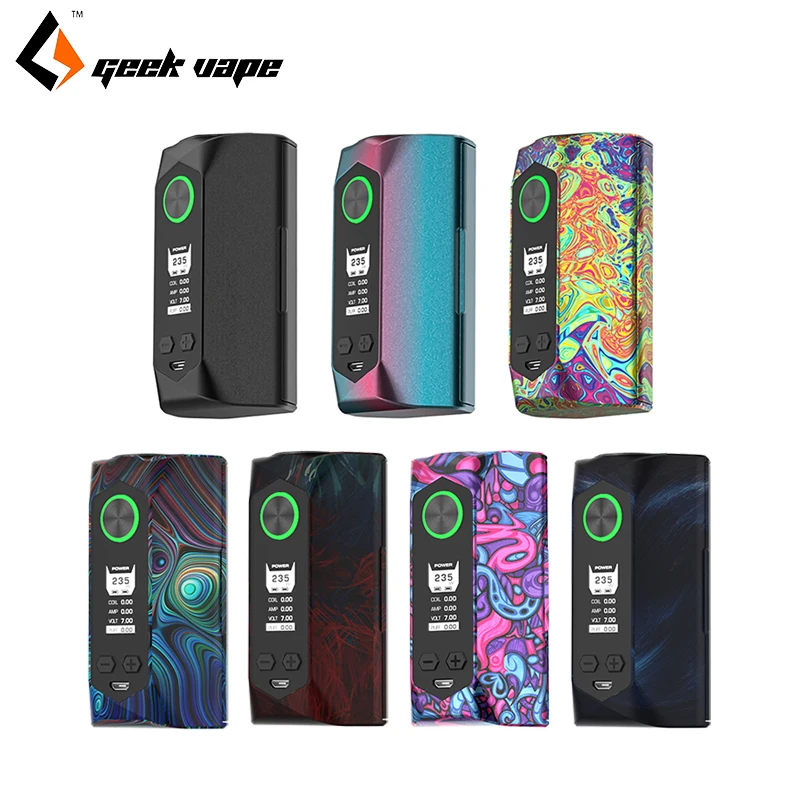 Оригинальный GeekVape Blade 235W коробка мод огромная мощность 510 нить Vape без 18650 батарея