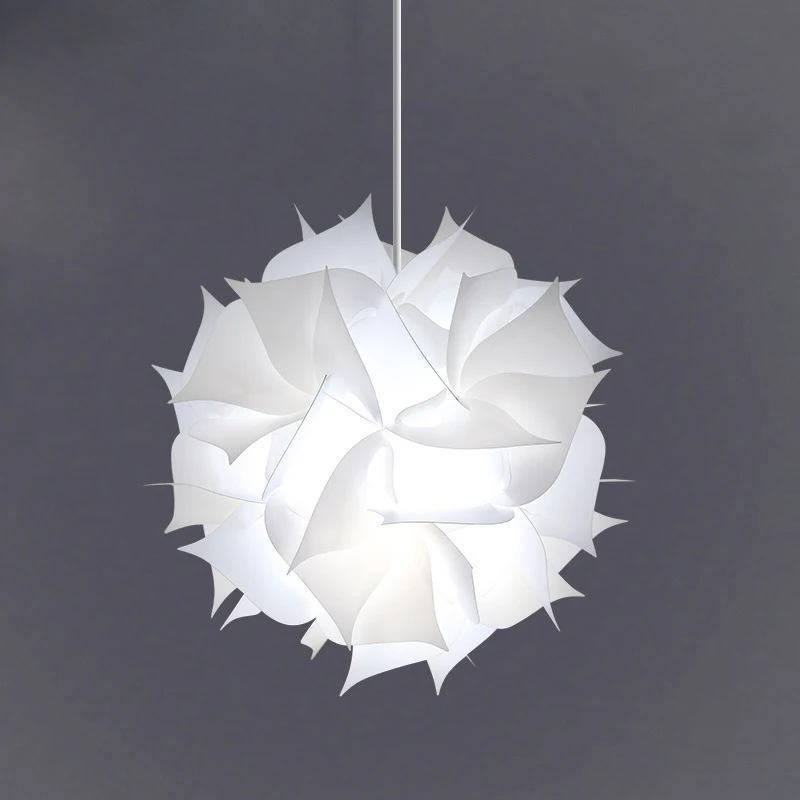 

Nordic Flower Modern DIY Elements IQ Jigsaw Puzzle ZE Lamp Ceiling Chandelier Pendant Lamp Ball Light Lighting 30.5cm