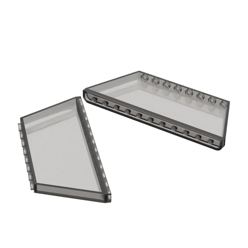

BuildMOC 19212 Large trapezoidal glass 1x12x4 (top 8) ldd19212 For Building Blocks Parts DIY Educat