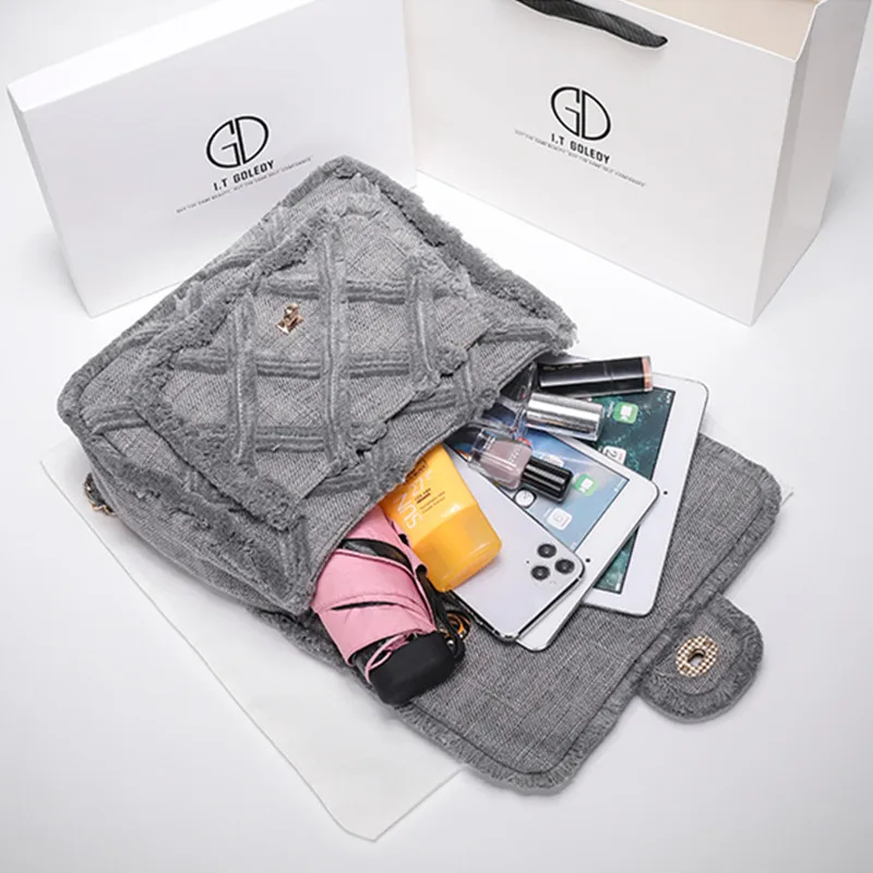 

2021 New Fashion High Quality Diamond Lattice Chain Underarm Bag All-match One-shoulder Crossbody Bag Designer Satchels Handbags