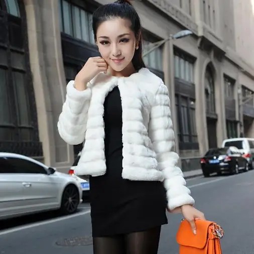 artificial fur coat Women faux Coats 2020 Winter Vintage Fur Coat Womens Short Trench Faux Jacket Hairy Overcoat M901 | Женская одежда