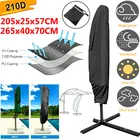 Чехол для зонта из водонепроницаемой ткани Оксфорд, защита от бананового зонта, садовый консольный экран для патио, уличный дождевик, аксессуары