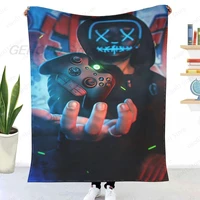 gamepad game throw blanket%ef%bc%8cbedspread on the bedplaid on the sofasofa coverstray kids picnic blankets cushioncribs for baby