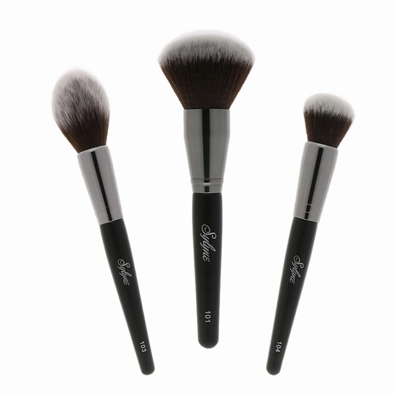 Sylyne кистей для макияжа 3 шт Высокое качество Кисть лица профессиональный уход
