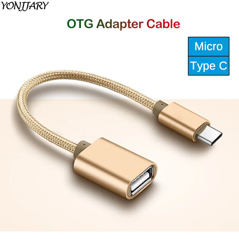 Micro USB и Type C OTG адаптер для Samsung Huawei кабель Xiaomi Redmi Mi ридер разъем Oneplus Sony USBC