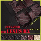 Автомобильные коврики для LEXUS RX series 300, 450h, 5 seat, 2016, 2017, 2018, 2019, 2020, автомобильные накладки на ножки, чехол для автомобильный коврик