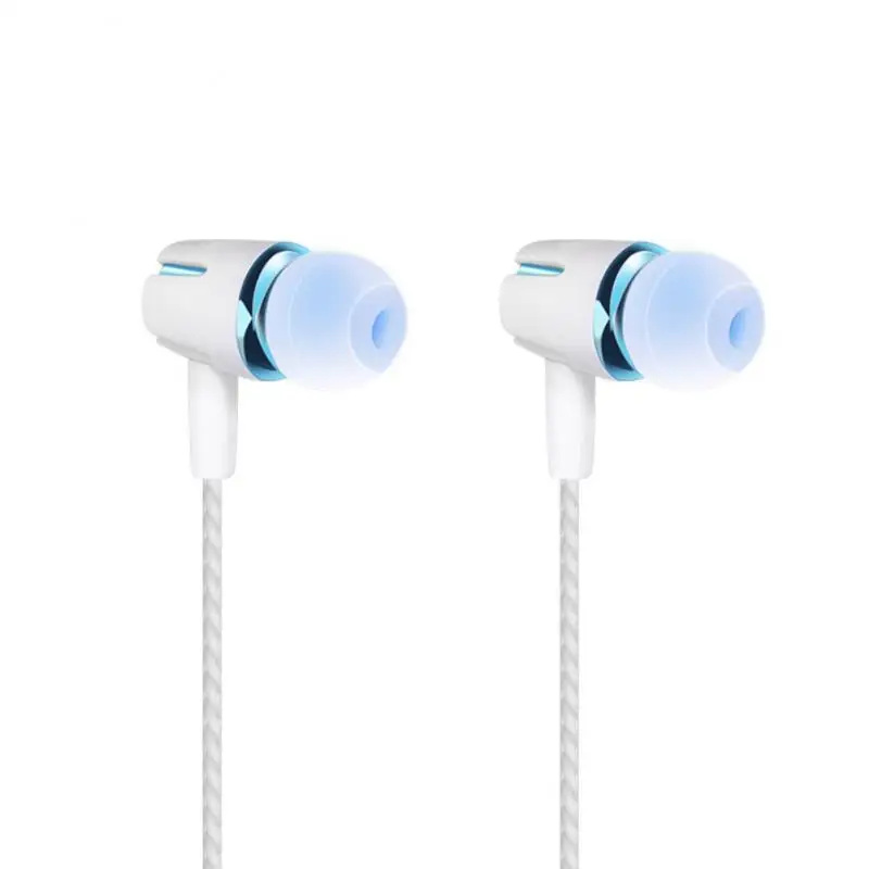 NEW2022 Straight-inserted in-ear headphones portable line control with wheat sports UK enlarge