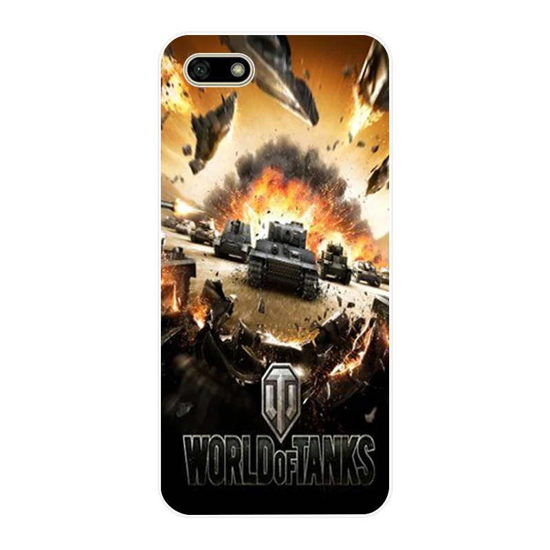 Мягкий Силиконовый ТПУ чехол 081FG world of tanks для huawei Honor 7a 5 45 pro 7 7c 7x y5 2018 чехол|Бамперы|