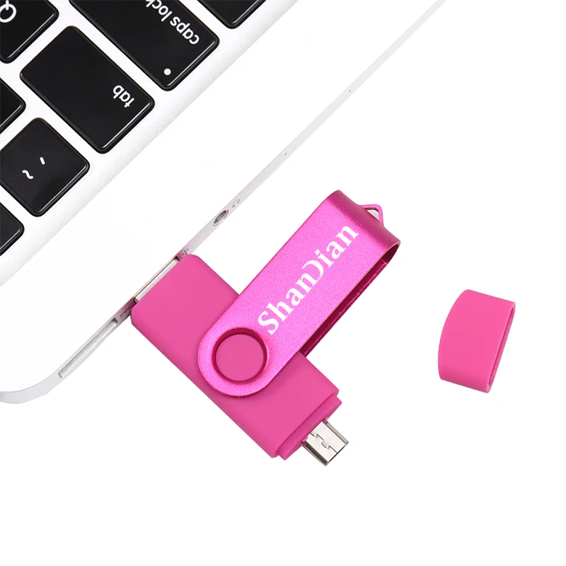 Высокоскоростной накопитель SHANDIAN флеш-накопитель USB 3 0 OTG 64 ГБ 32 16 8 4 Гб внешний два