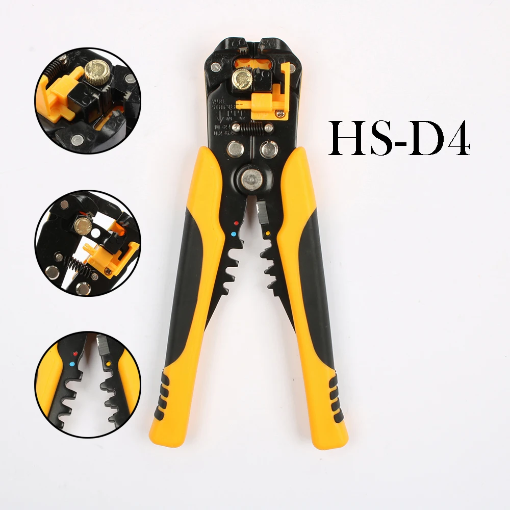 HS-D1 AWG24-10(0,2-мм2) многофункциональные автоматические плоскогубцы для зачистки кабеля Зачистка обжимка проводов инструменты режущий резак