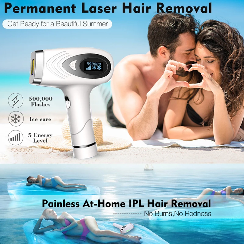 

Ipl Hair Removal Laser Epilator for Women Laser Hair Removal Photoepilator Electric Shaver Slime Wax for Depilation Female Razor