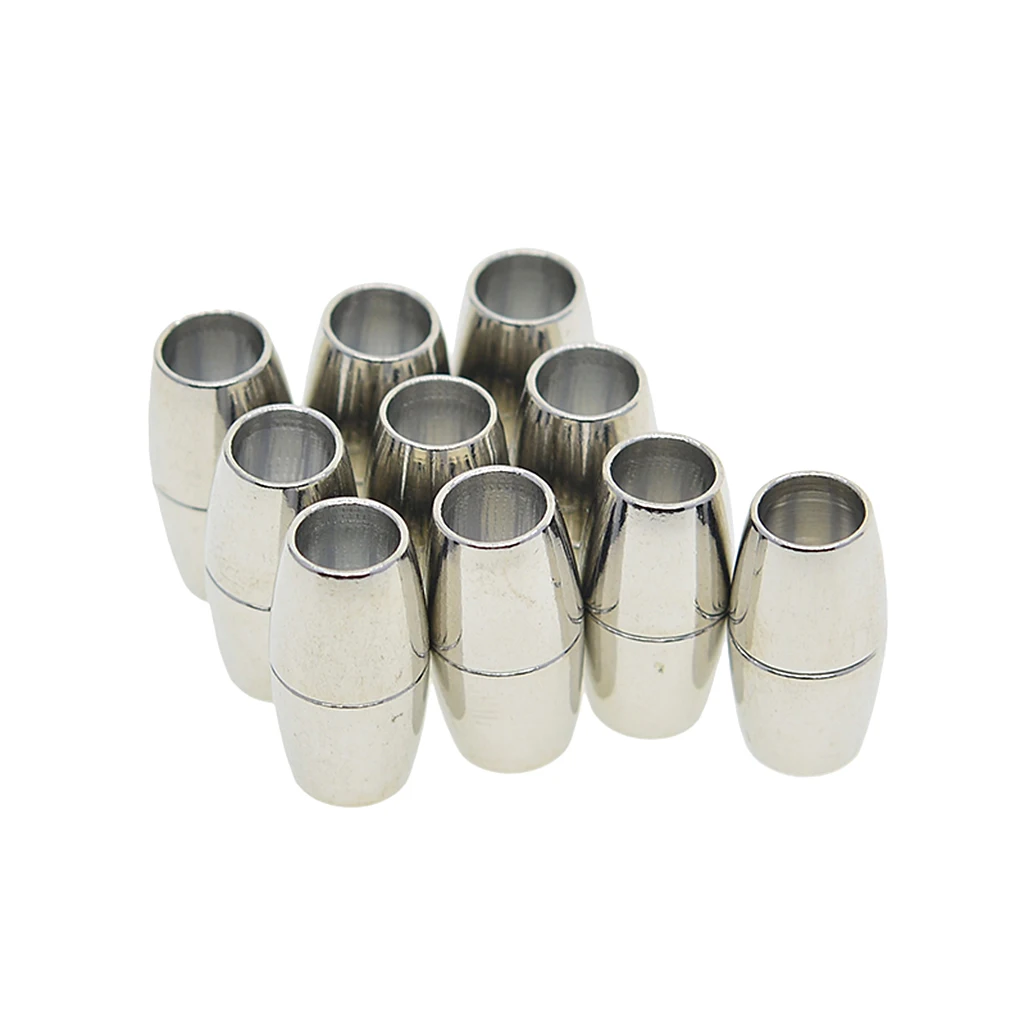 10 Sets Kumihimo Bracelet Necklace Barrel Magnetic Clasps Jewelry Making Findings Accessories Connectors for DIY Craft Supplies | Украшения