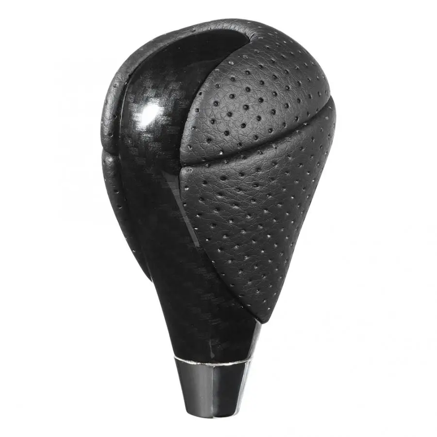 

Car Carbon Fiber Gear Shift Knob Genuine Leather Shifter Head Fit for Lexus ES300 GS300 IS250 LS400 New Arrivals