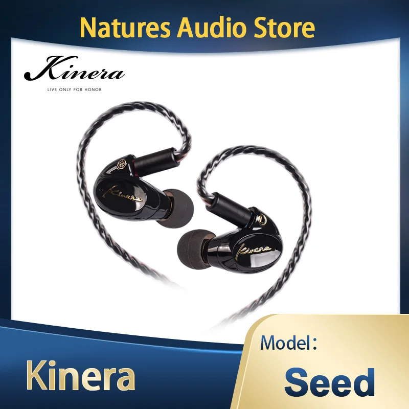 

Наушники-вкладыши KINERA SEED 1DD + 1BA, гибридные, 3,5 мм, для спорта, наушники контролировать